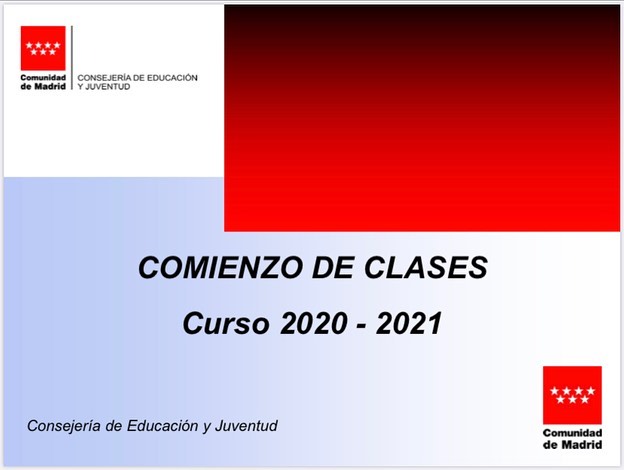 comienzo clases curso 2020 21