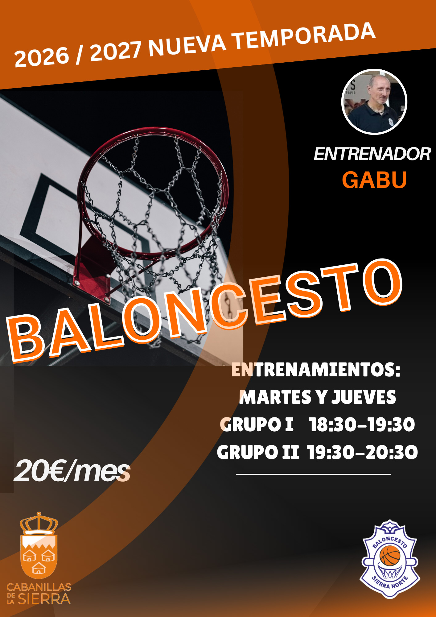 Baloncesto extraescolares 2026-27