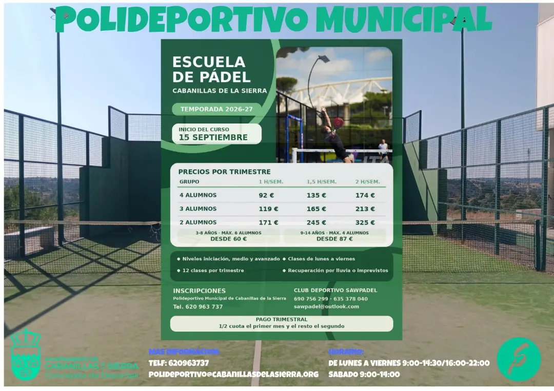 Escuela de Pádel 2026-27