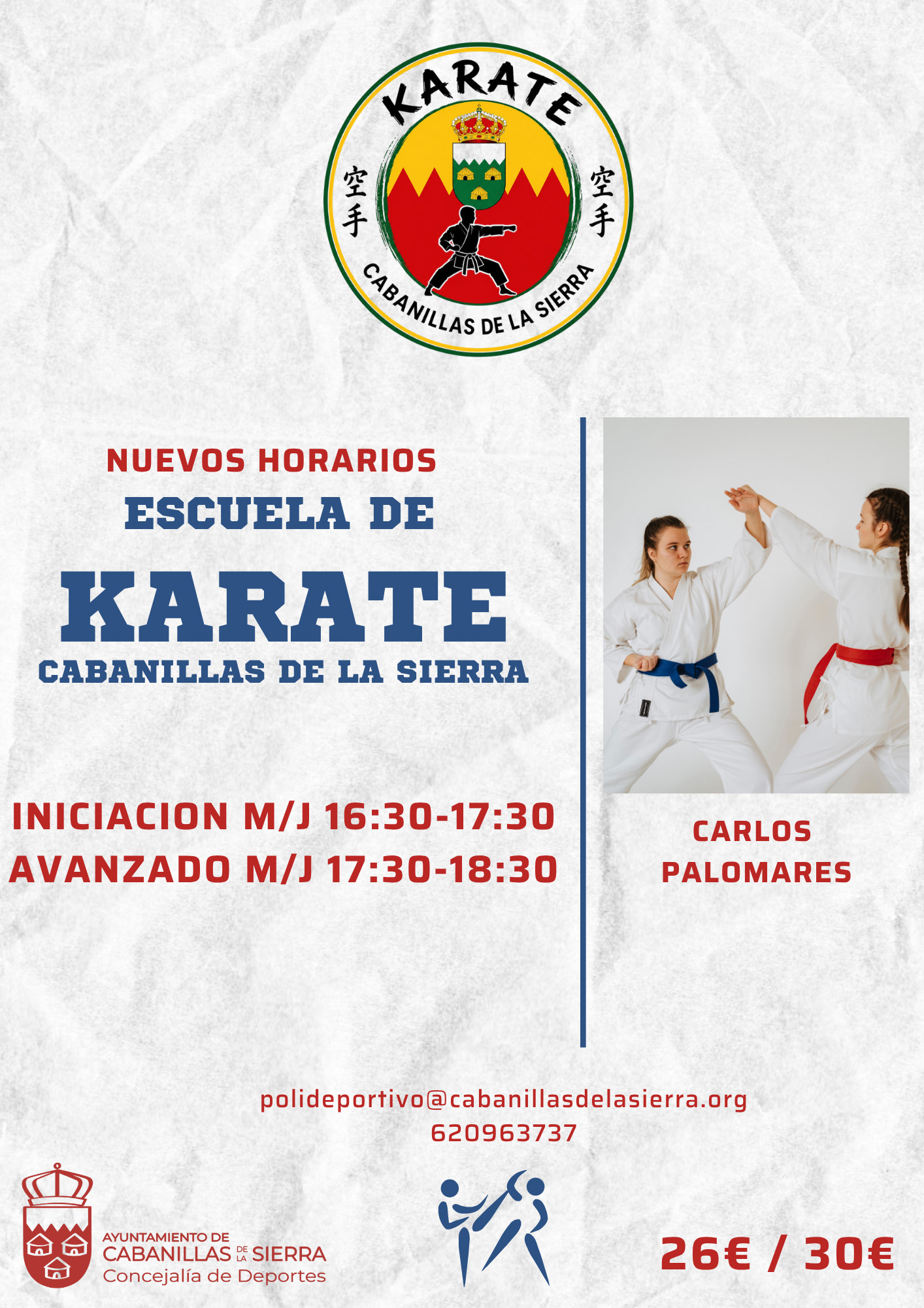 Karate extraescolares 2026-27