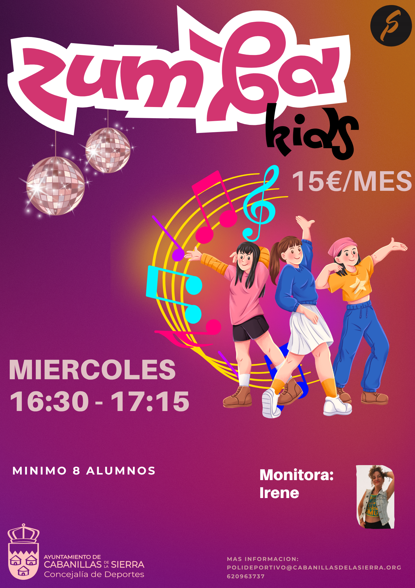 Zumba kids extraescolares 2026-27