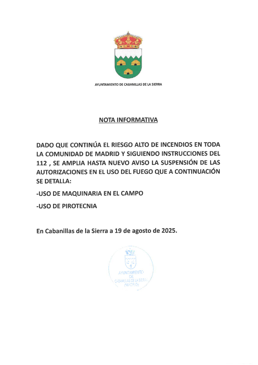 prohibicion uso fuego agosto 2025