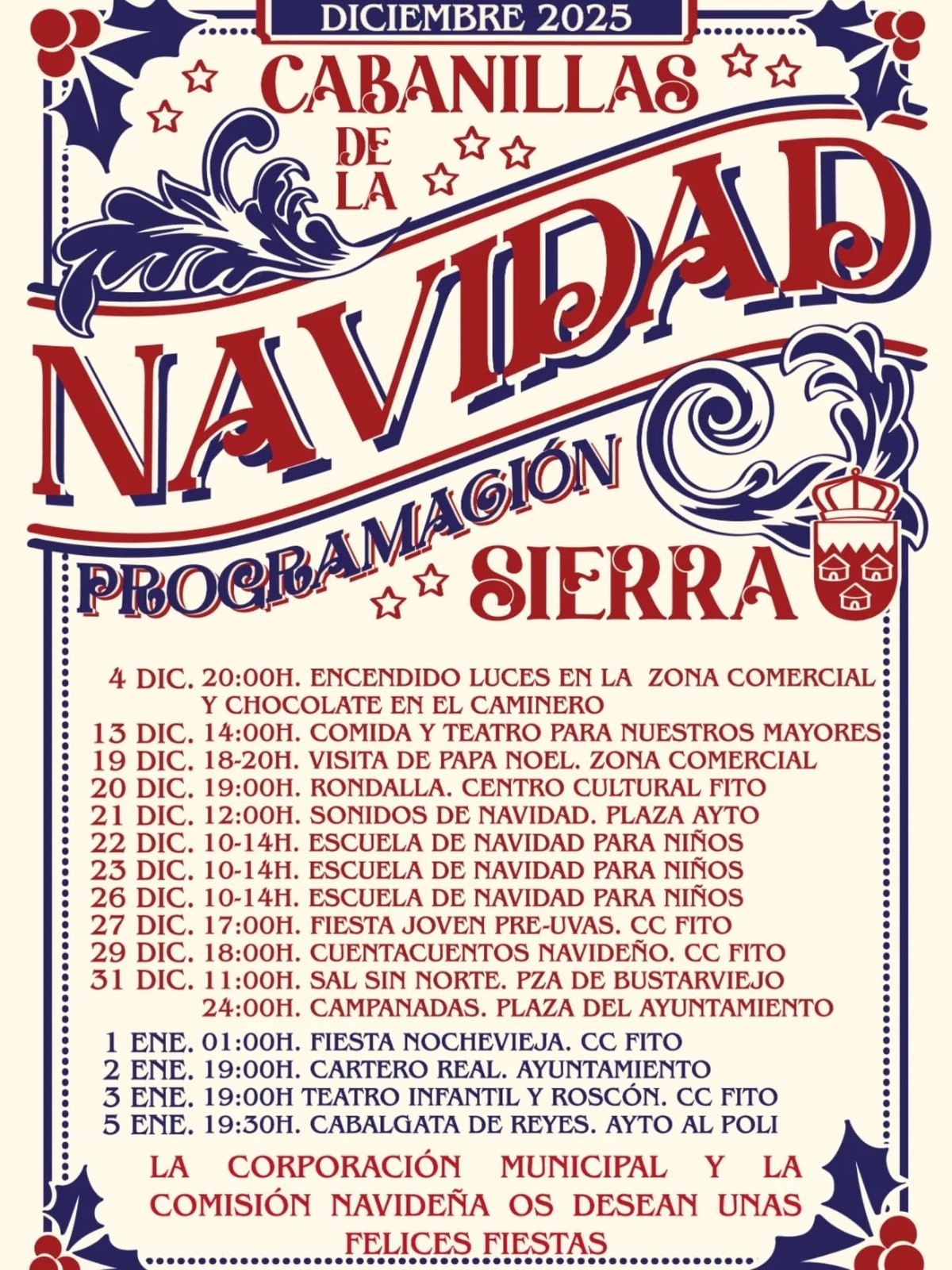 Navidad 2025 Cabanillas de la Sierra