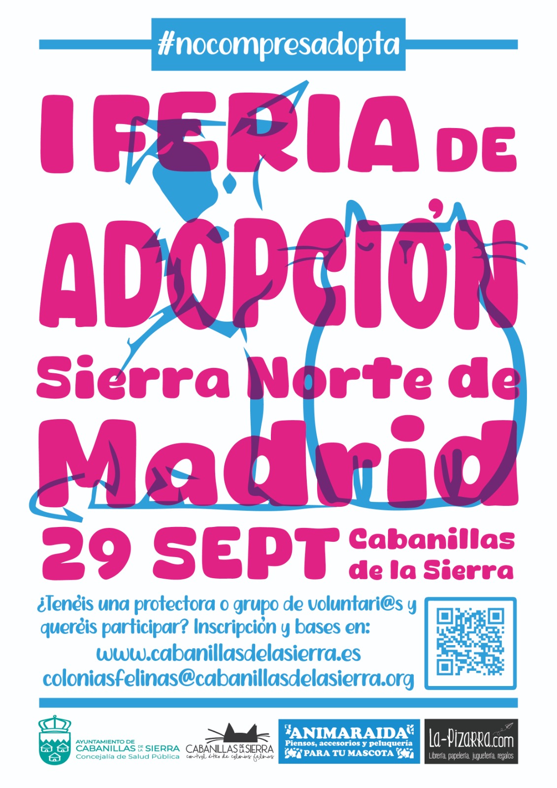 Cartel I Feria adopción