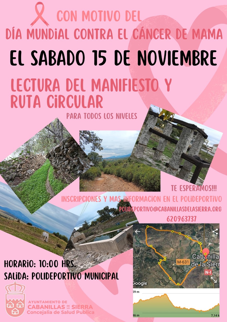 Marcha saludable contra el cáncer de mama