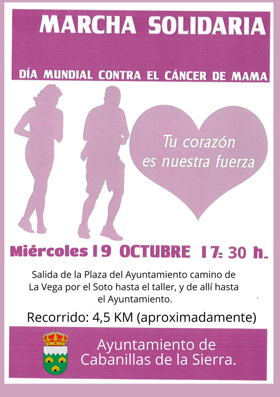 Marcha solidaria contra cancer de mama 2022
